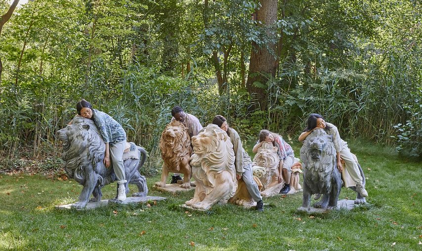 all fours: life guardians, collaboration with nina beier, haus am waldsee, berlin